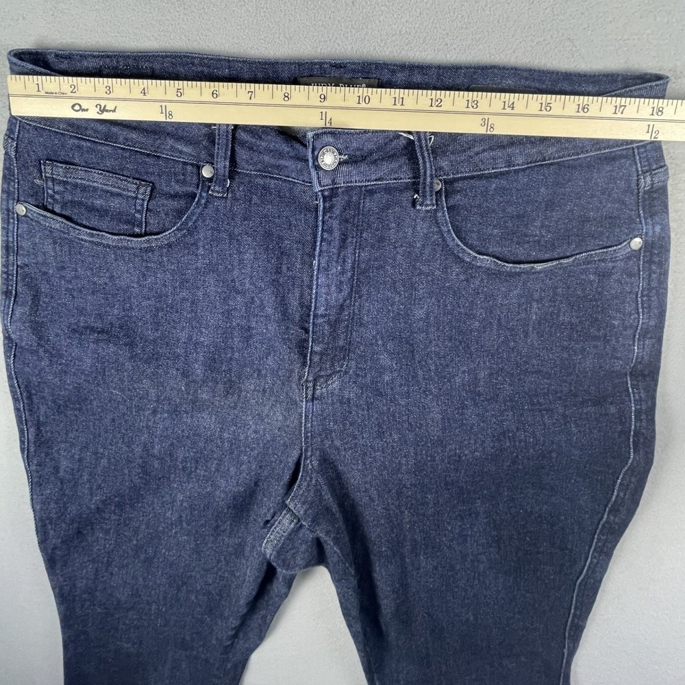 Judy Blue Jeans Womens 18W Dark Wash Skinny Fit JB88703 DK High Rise Stretch - Picture 5 of 10